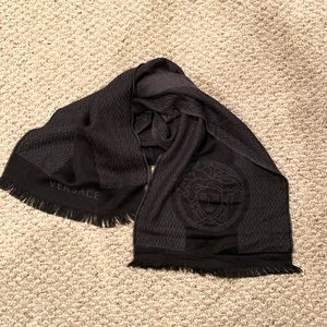 Versace Wool Medusa Scarf
